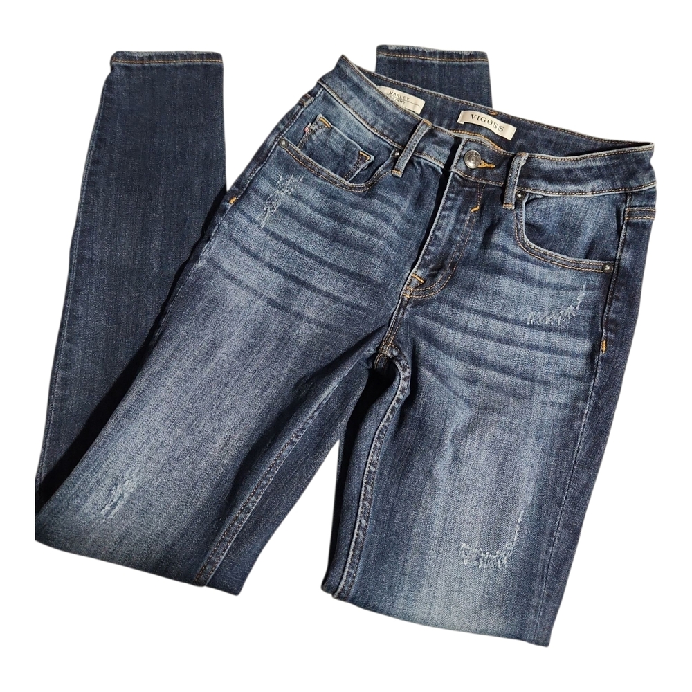 Stylish Vigoss Marley Skinny Blue Denim Women's Jeans